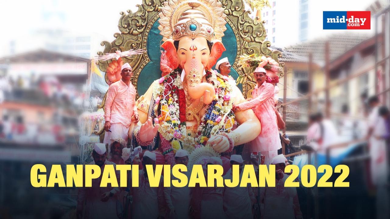 Ganpati Visarjan 2022: 11-Day Ganesh Festival Ends In Mumbai | Ganesh Chaturthi