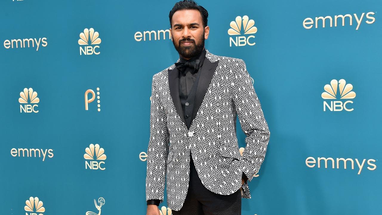 Indian-origin actor Himesh Patel shines in black at Emmys 2022