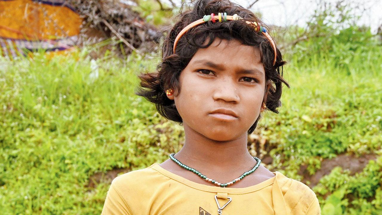 Janki Wagh, 9, who was rescued