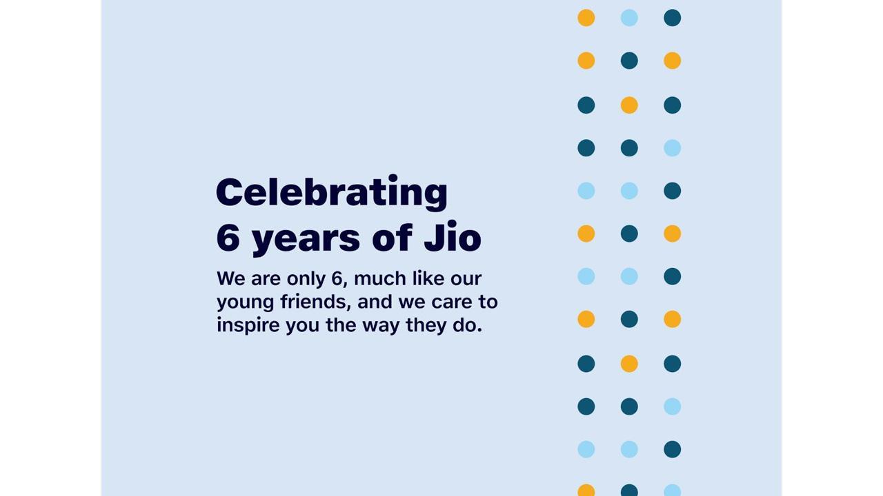 Jio invites 6-year-olds for their 6th birthday