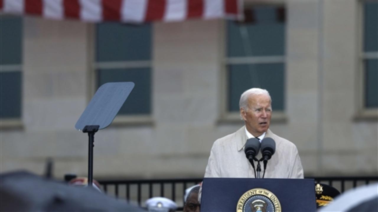 Joe Biden leads Americans in observing the 21st anniversary of 9/11 terror attacks