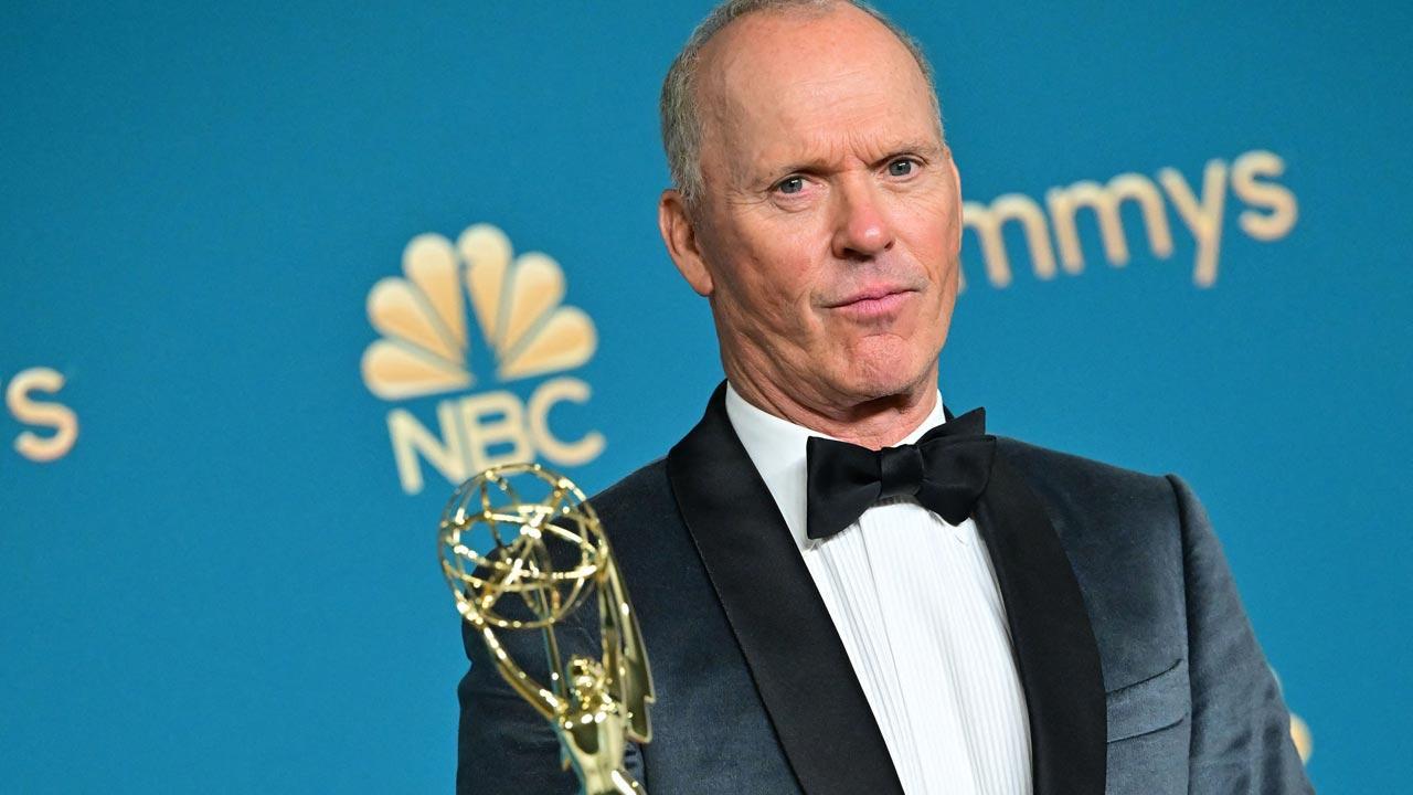 Michael Keaton reacts to 'Batgirl' axing at Emmys 2022