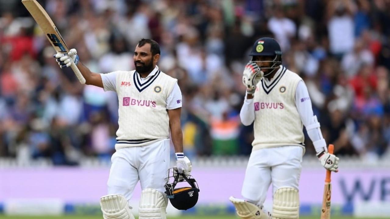 Mohammed Shami also scored a 50 against England at Lord's that turned out to be a match-winning knock as Virat Kohli's men turned the tables on England and won the Test match. Picture Courtesy/ Official Instagram account of Mohammed Shami