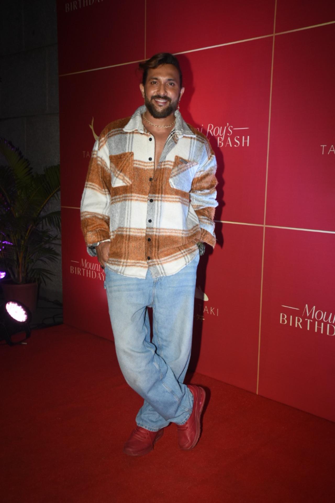 Terence Lewis was also at the party