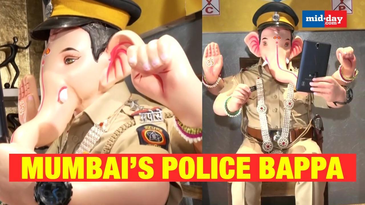 Mumbai welcomes special 'Police Bappa' in Khaki