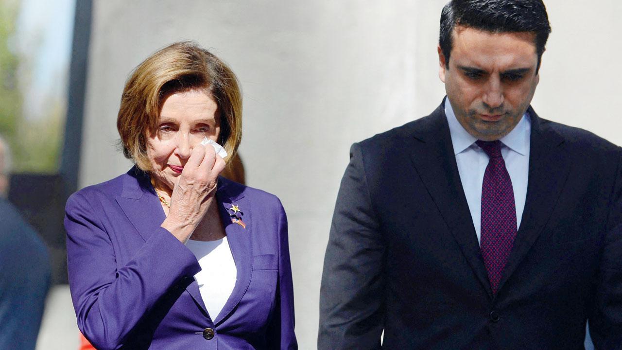 Nancy Pelosi condemns Azerbaijan’s ‘illegal’ attacks