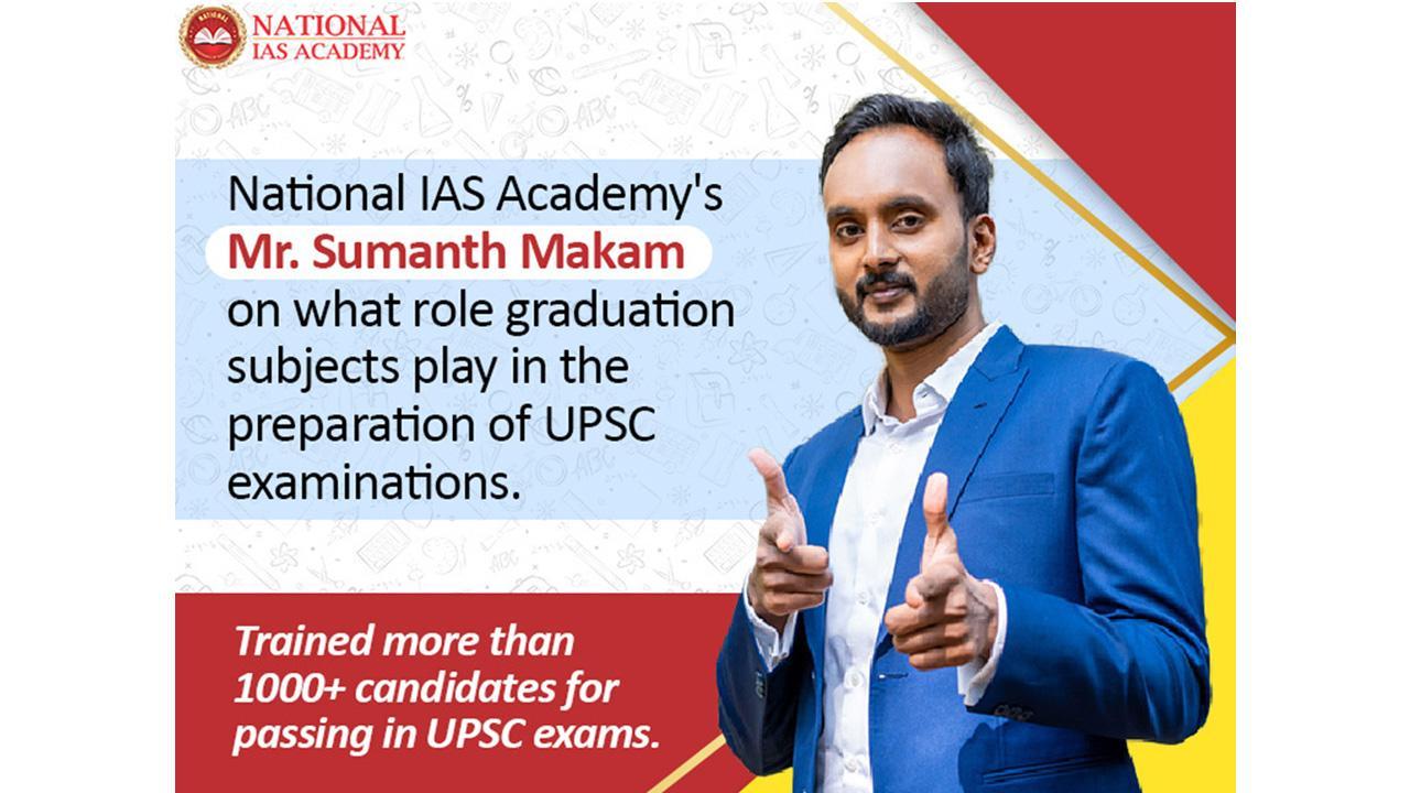 National IAS Academy's Mr Sumanth Makam on what role graduation subjects play in