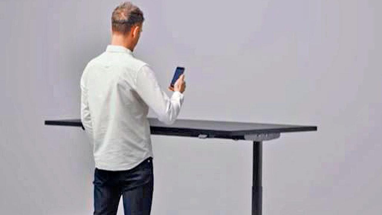 Standing desk from Ikea