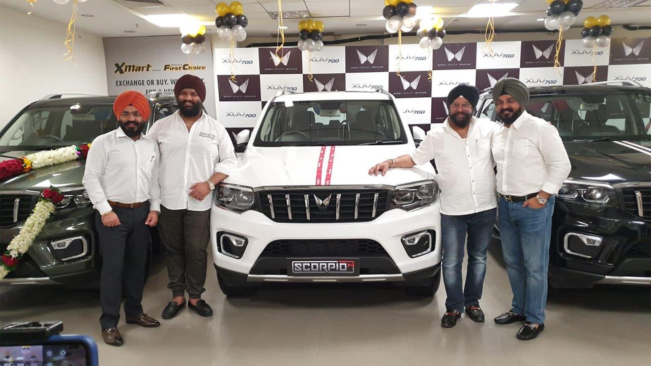 First Mahindra ScorpioN delivered in Mumbai to Mr. Jaspal Singh Suri by Randhawa Motors 
