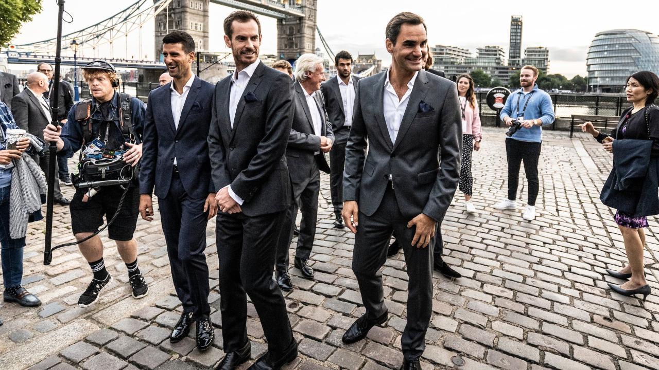 Roger Federer, Novak Djokovic & Co. hit London for Laver Cup photo shoot