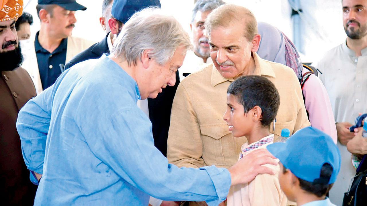 UN chief Guterres visits flood ravaged areas in Pakistan