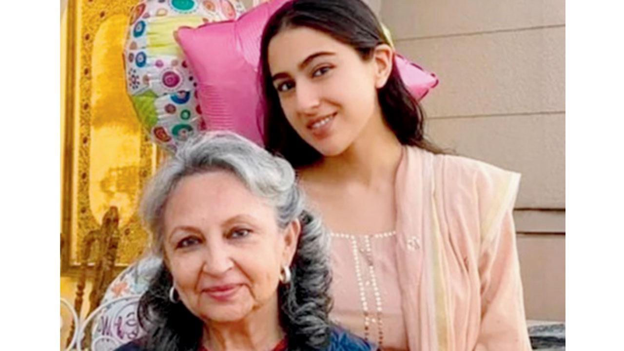 Here's what Sara Ali Khan said about playing her grandmother Sharmila Tagore onscreen