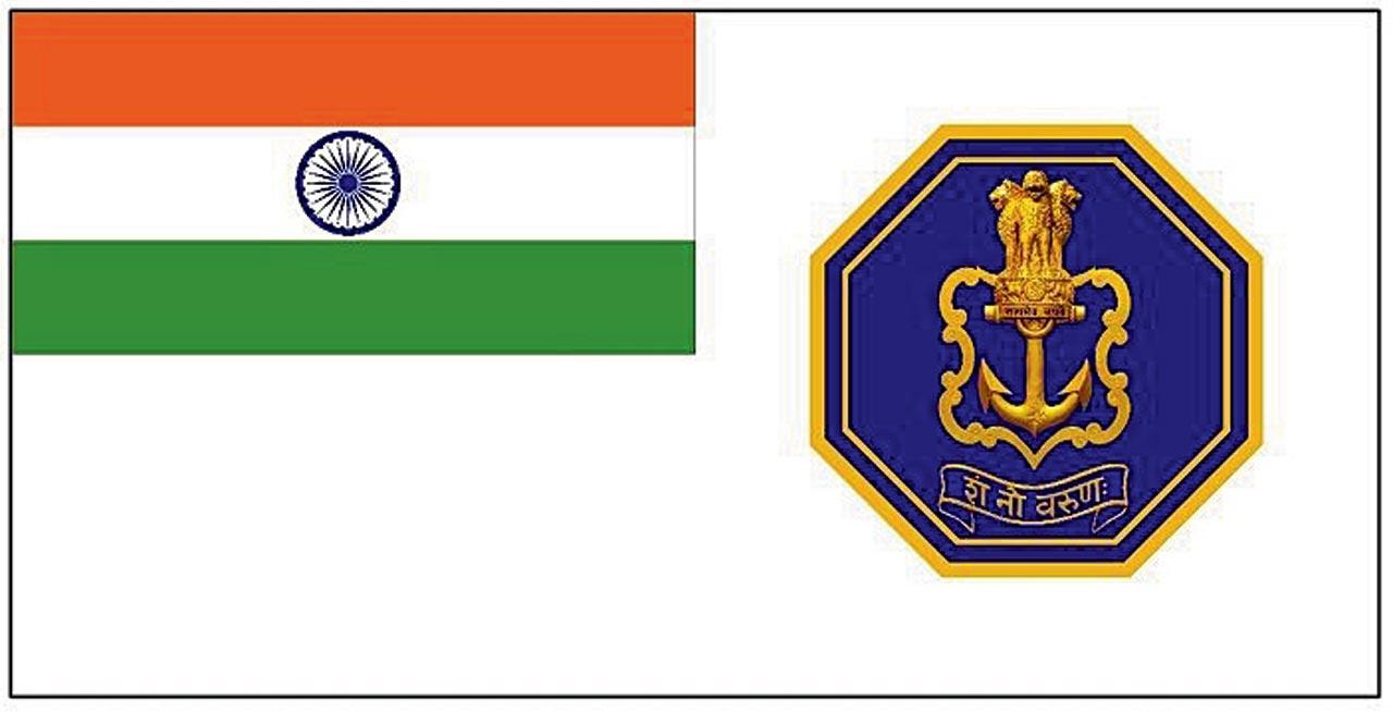 The Indian Navy has switched to a new ensign. One of the design elements honours Shivaji Maharaj