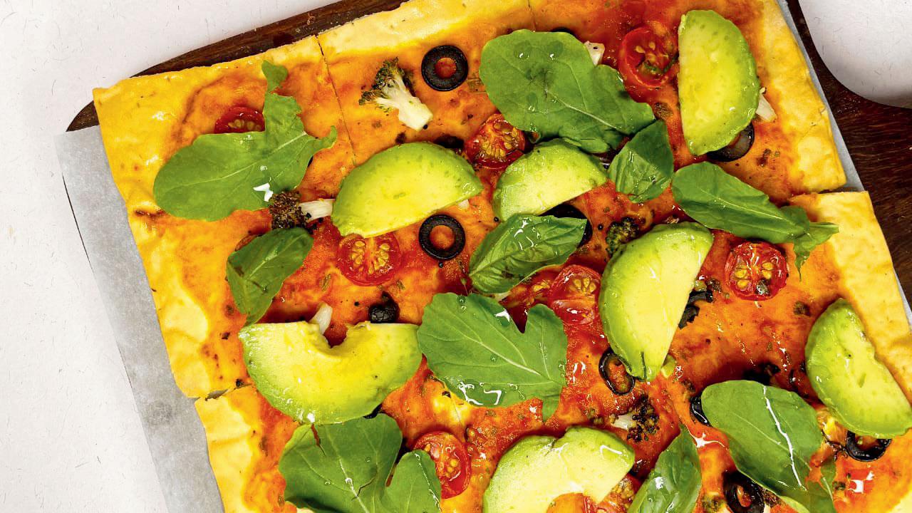 Skinny Avocado Flatbread