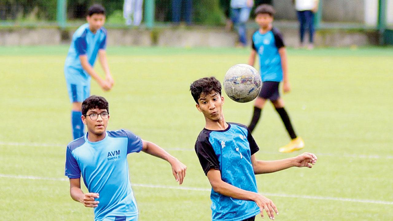 Utpal Sanghvi’s striker and goal-scorer Swaraj Naik in action