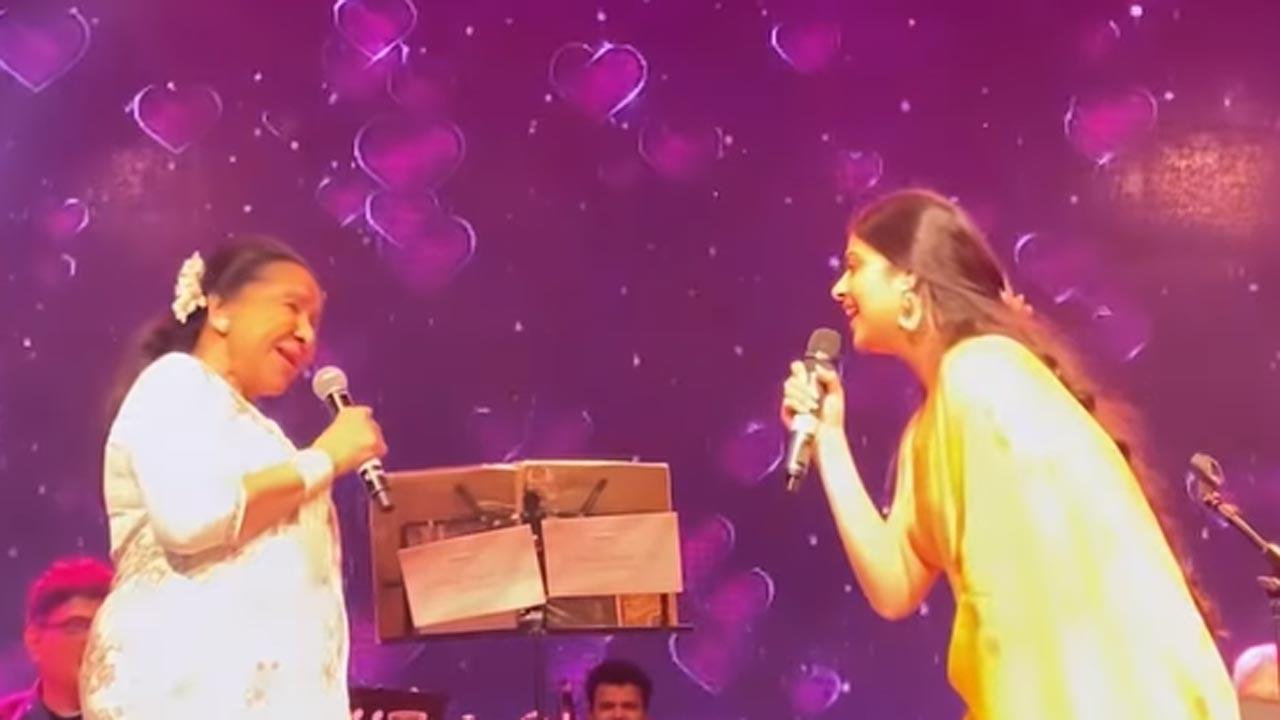 Zanai Bhosle dedicates poem to grandmother Asha Bhosle on her 89th birthday