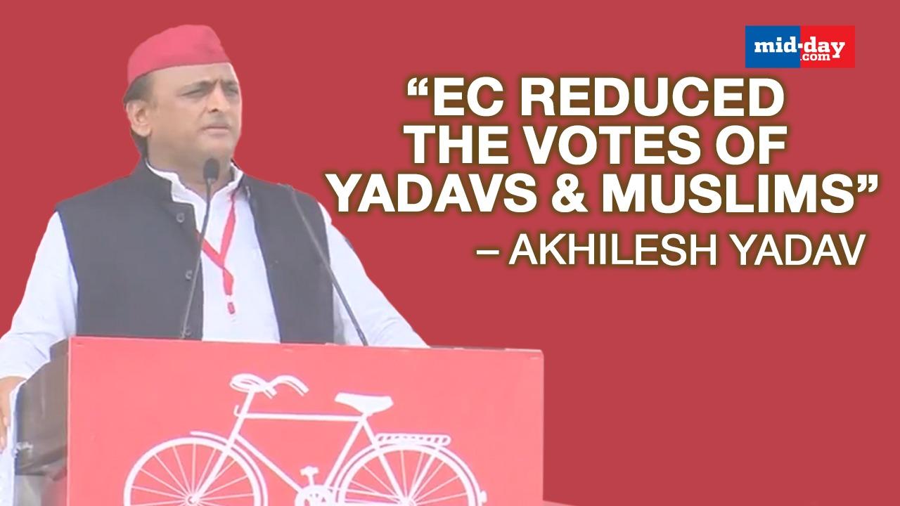 Akhilesh Yadav Alleges “EC Reduced The Votes Of Yadavs & Muslims