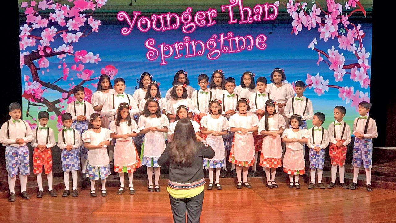 Children perform at a previous edition of the choir