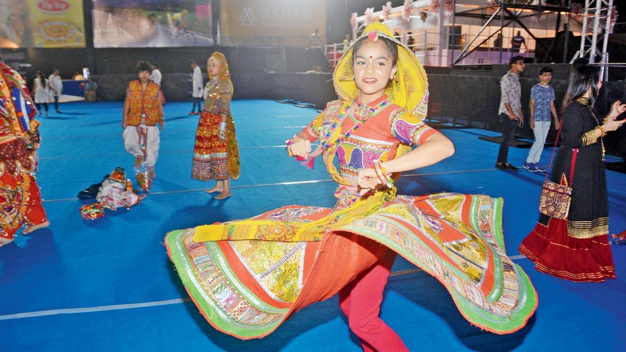 A garba session underway, at Mulund in 2019. File pic