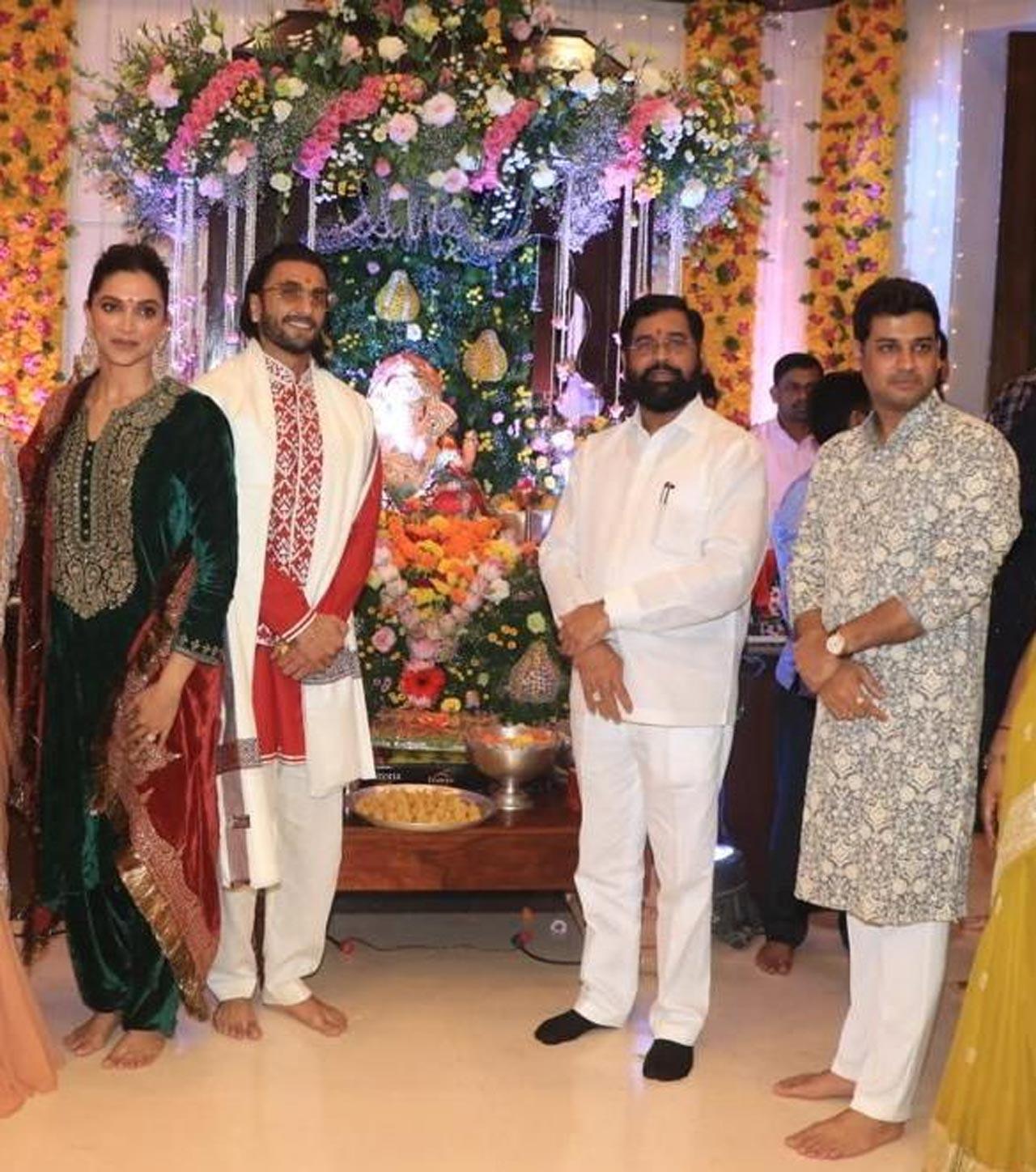 The entire eleven-day celebration of Lord Ganesha was the first grand public celebration at Varsha where the who's who of the city, heads of state departments, police top brass and the common citizens were hosted by CM Eknath Shinde after taking over the reins of the state