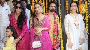 Sakshi Tanwar with daughter, Karishma Tanna at Ekta Kapoor's Ganpati brunch