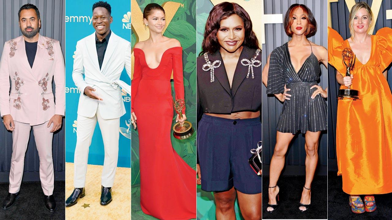 Kal Penn; Styling up suits: Toheeb Jimoh; Dressed right: Zendaya; Mindy Kaling; Michaela Jae Rodriguez and M.J. Delaney