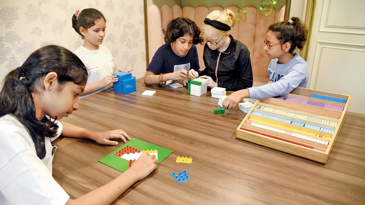 Harmony Montessori takes a holistic approach to develop a child’s social and intellectual skills. Pics/Sameer Markande