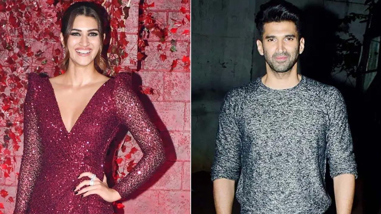 Is something cooking between Kriti Sanon and Aditya Roy Kapur?