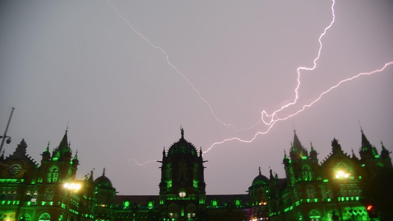 Mumbai: Lightning, moderate to intense rains in city; yellow alert issued for Thane