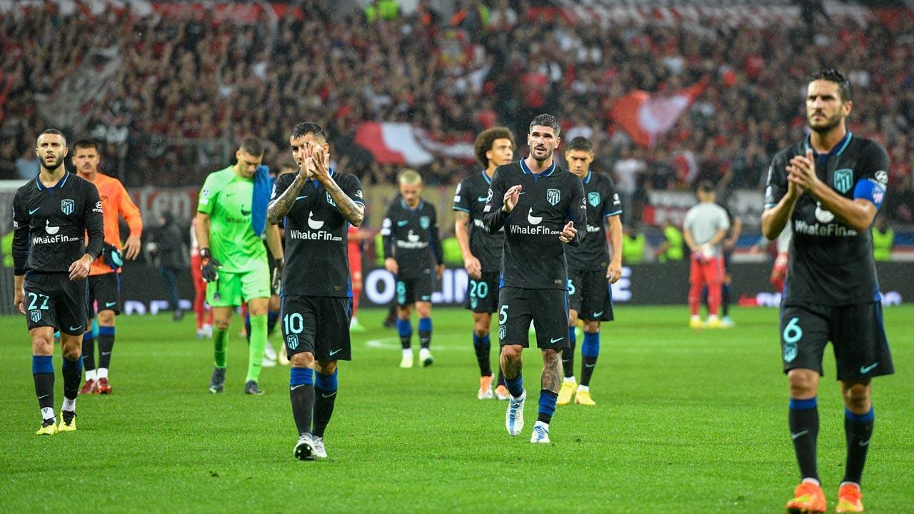 Atletico Madrid slump to 0-2 defeat v Bayer