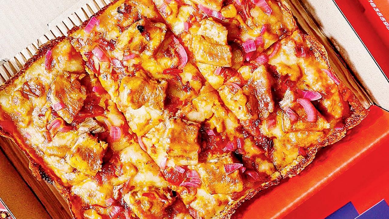 Pork belly pizza by Rocket Man