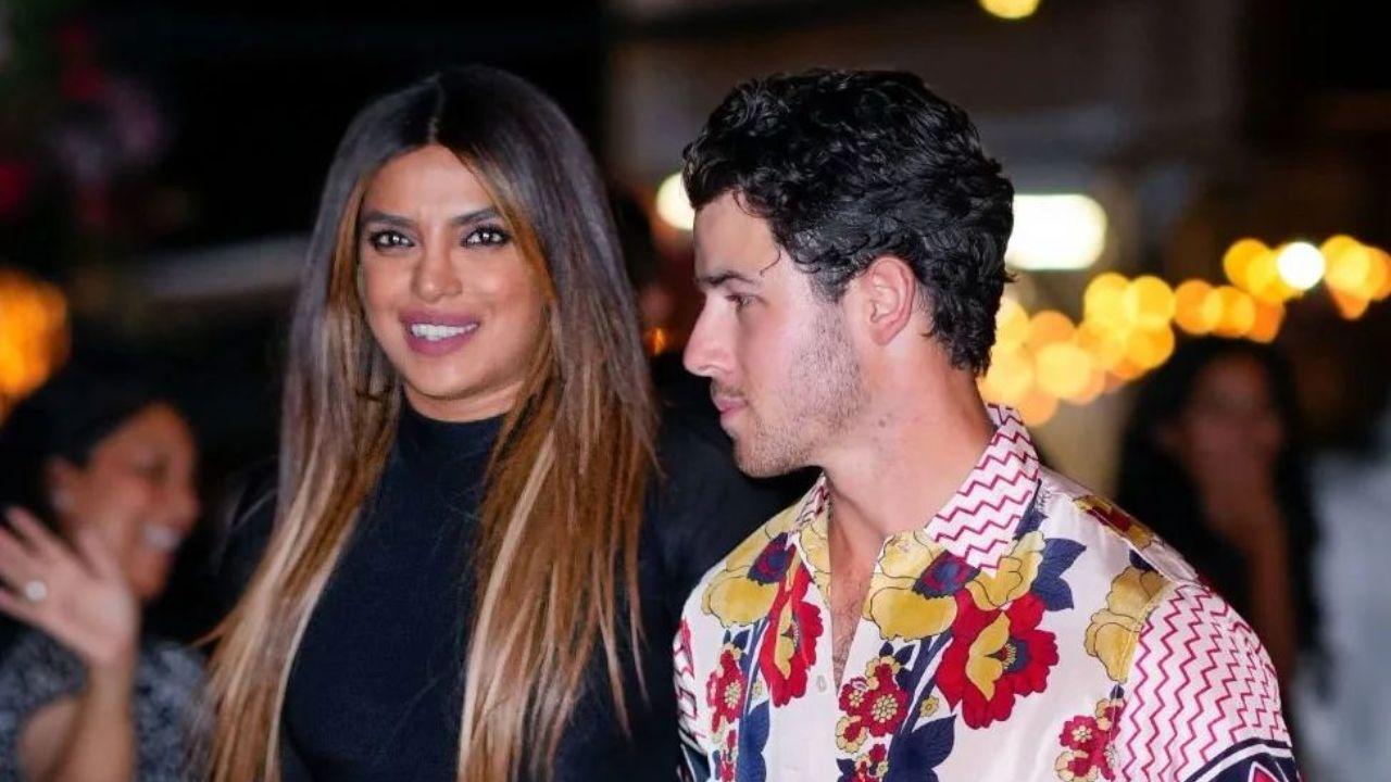 Priyanka Chopra and her husband Nick Jonas enjoy a dinner date at New York’s Sona restaurant