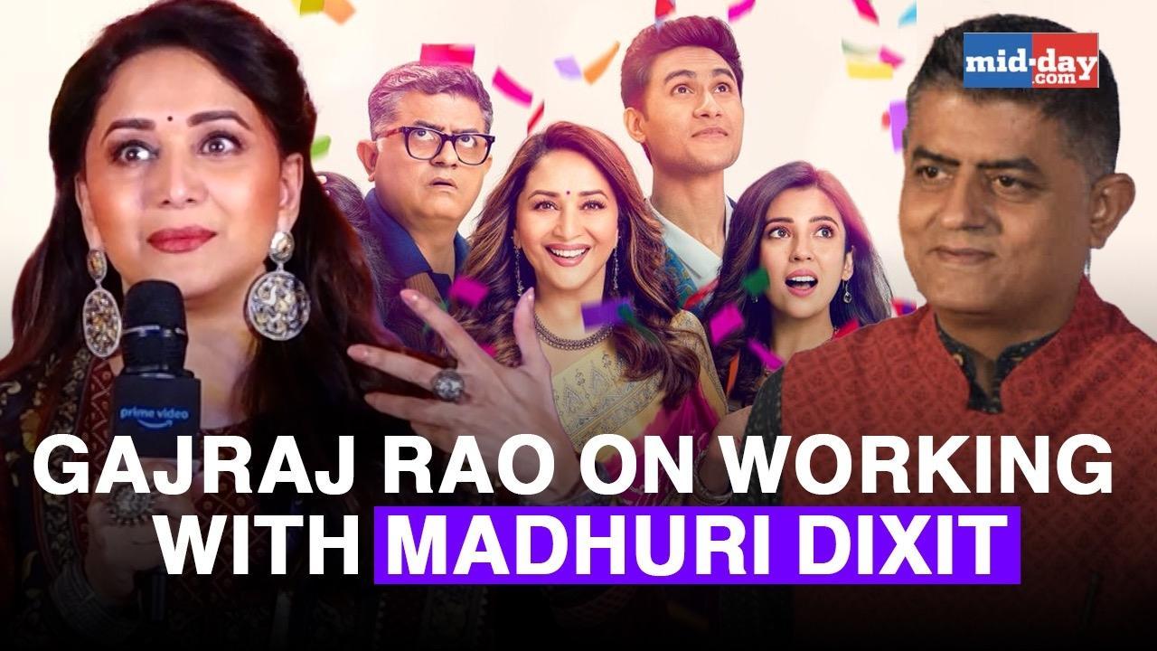 Gajraj Rao On Working With Madhuri Dixit | Maja Ma Trailer Launch