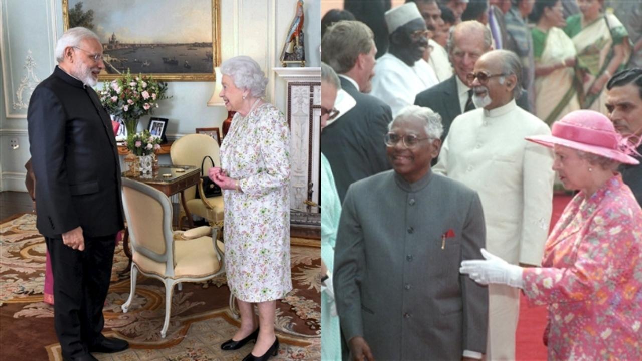 In Photos: Queen Elizabeth II with PM Modi, former Prez KR Narayanan and others