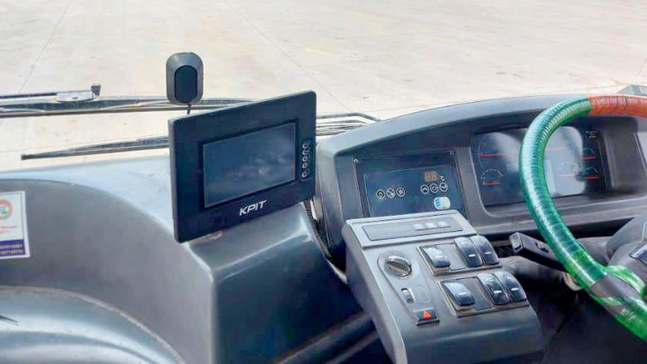   Mobileye has been installed in 250 city buses run by the Nagpur Municipal Corporation (NMC). The device contains two parts—a camera installed on the bus windshield facing the road, and the second device installed on the right side of the driver for him to listen to and see the alerts, based on his/her movements that have been captured, shares Prithvi Jonnada, Operations manager, INAI-IIIT Hyderabad’s applied AI research initiative