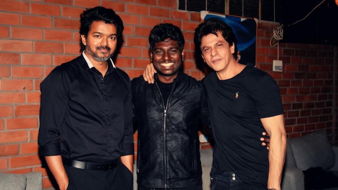 Shah Rukh Khan and Thalapathy Vijay come together for director Atlee's birthday