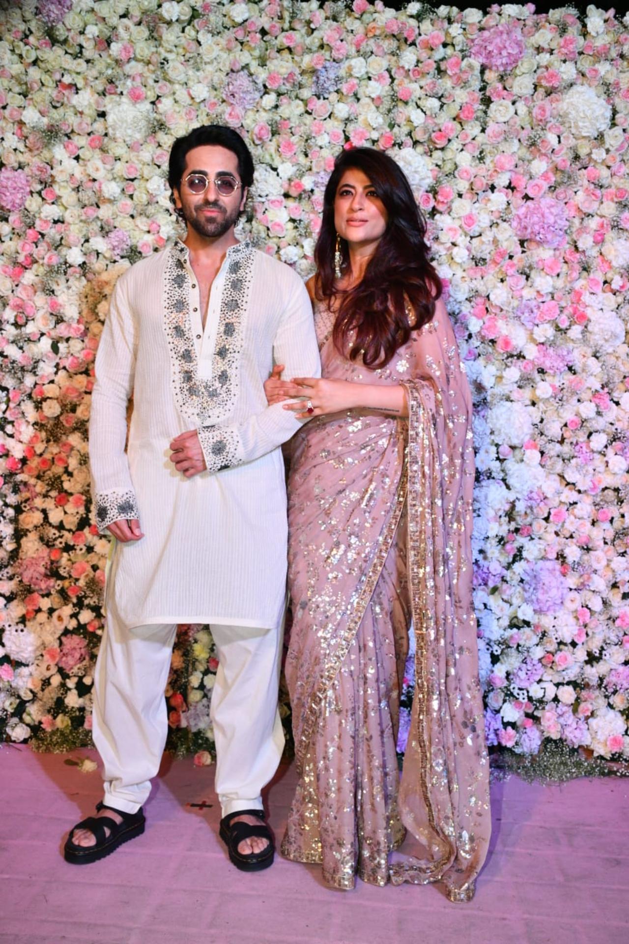 Ayushmann Khurrana and Tahira Kashyap Khurrana looked regal in their outfits for the Eid bash