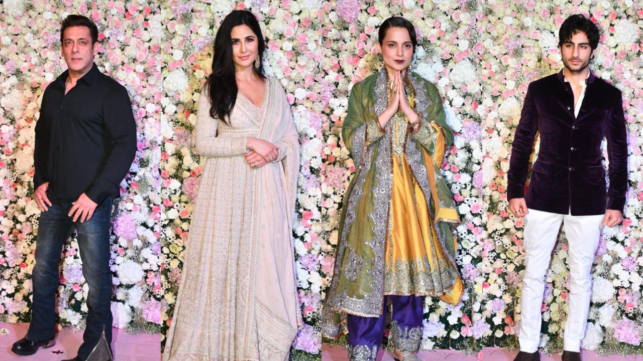 On Saturday night, several Bollywood celebrities were seen arriving at Aayush Sharma and Arpita Khan's Eid party. The couple hosted a star-studded Eid night which was graced by Salman Khan, Kangana Ranaut, Aamir Khan, Kartik Aaryan, Shehnaaz Gill, Preity Zinta and many more. See all pics here