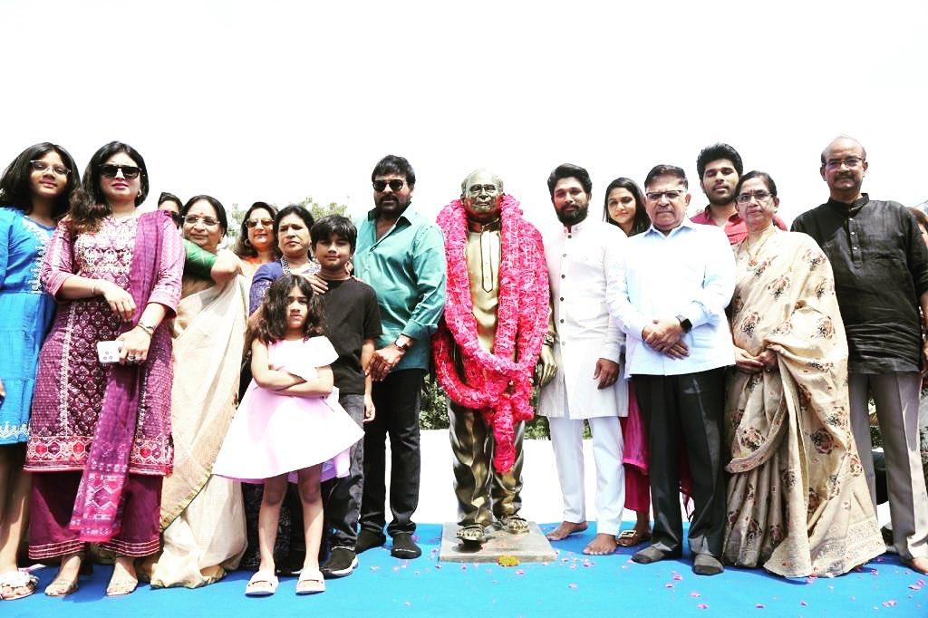 Connected to his legacy and roots
Despite all the superstardom that has come his way, Allu Arjun continues to remain connected to his roots and attached to his legacy. On the Centenary year of his grandfather Shri Allu Ramalingaiah, the family launched Allu Studios in his honour and unveiled his statue on his birth anniversary 