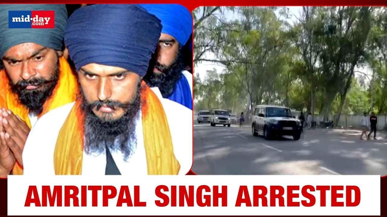 Radical preacher Amritpal Singh arrested in Punjab’s Moga, taken to Dibrugarh 