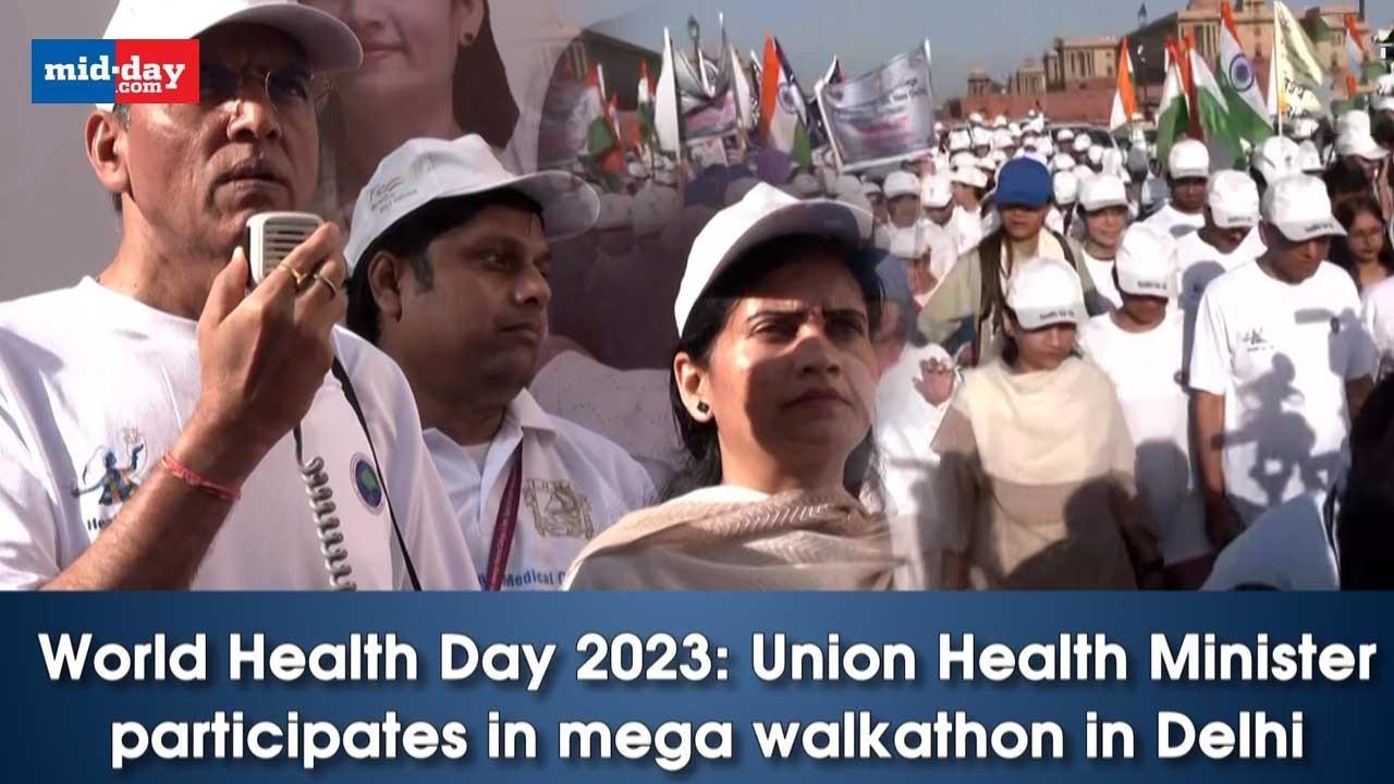 World Health Day 2023: Mega Walkathon in Delhi