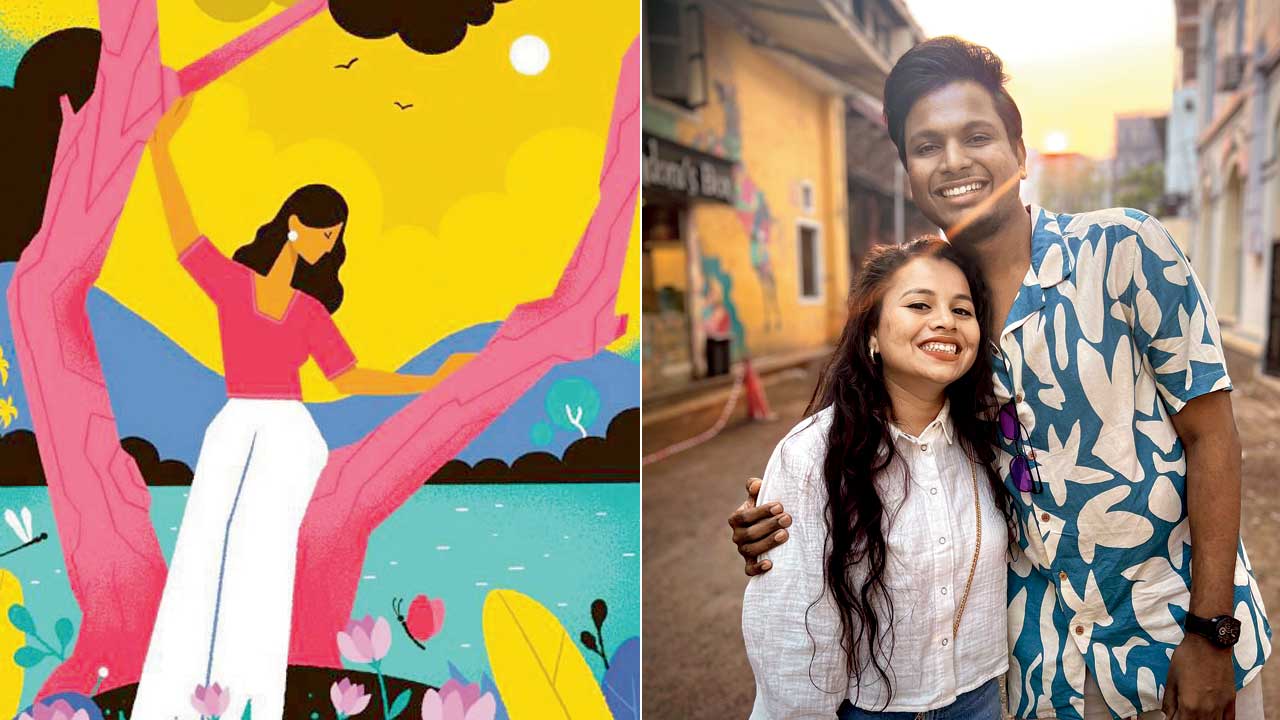Illustration (right) by Neha and Anirudh Kadav 