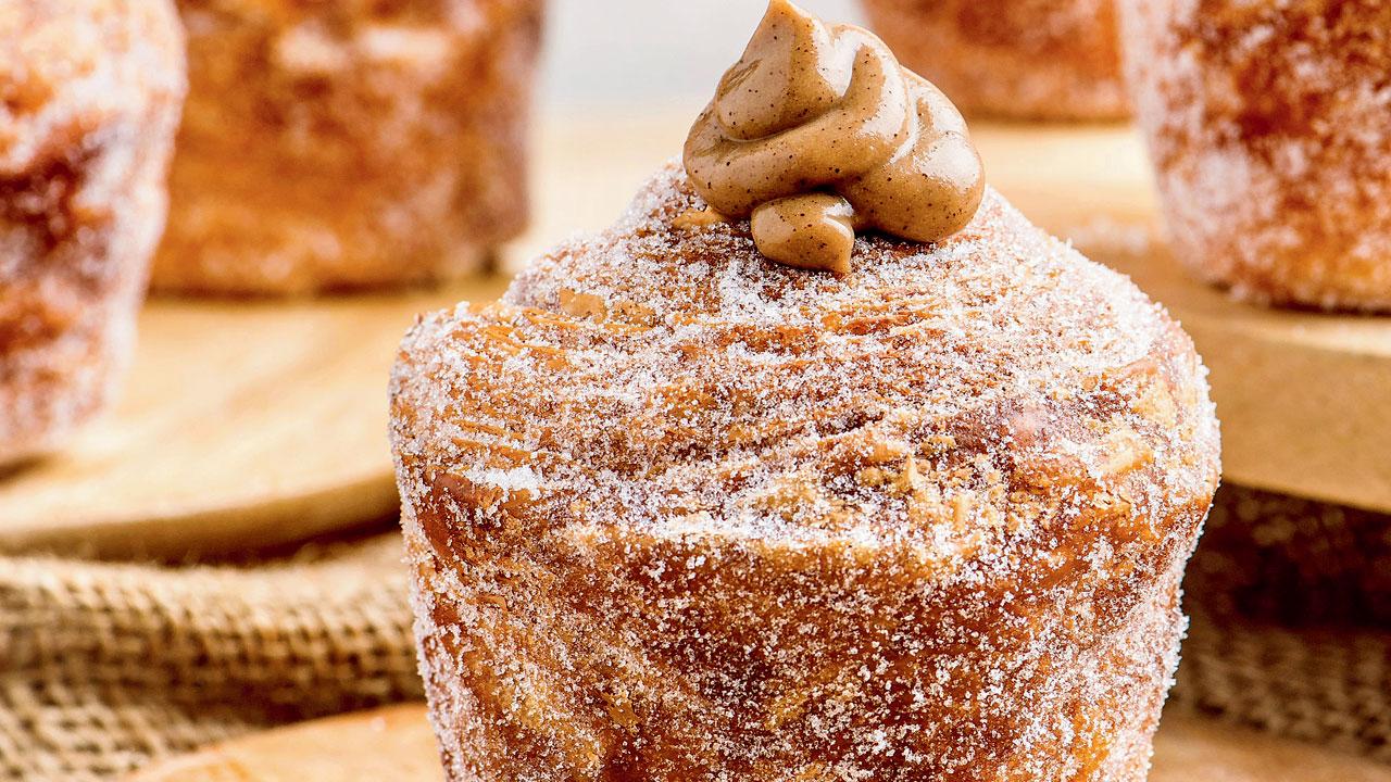 Coffee Cream Cruffin