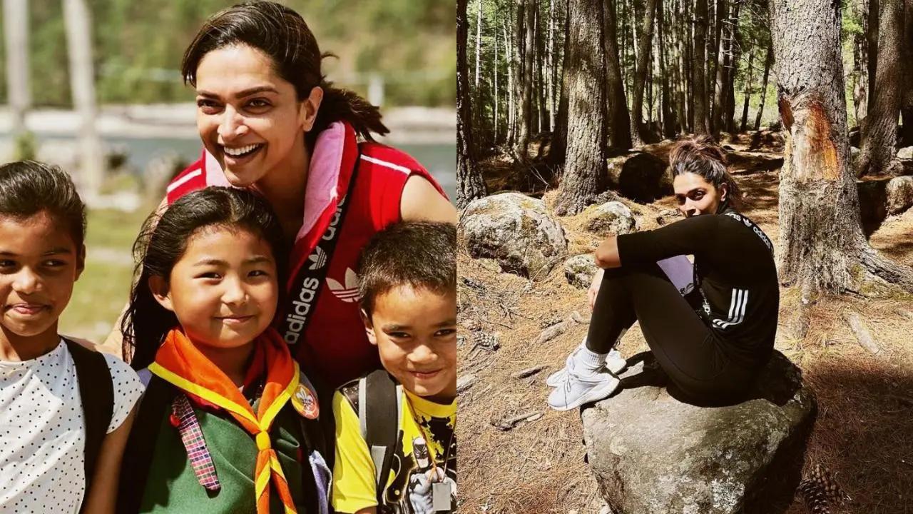 Deepika Padukone flooded her Instagram feed on Saturday with pictures from her latest trip to Bhutan.The series started with a solo picture of Deepika, in which, the 'Padmavat' actor is seen resting in a forest. The actor was dressed in a black athleisure outfit, suggesting her hiking. Then she went on sharing frames covering sky, forest, religious places, rivers, bridges and whatnot! The last frame of the series shows Deepika posing with a few kids. Not to forget, the actor also shared a glimpse of the local cuisines. Read full story here