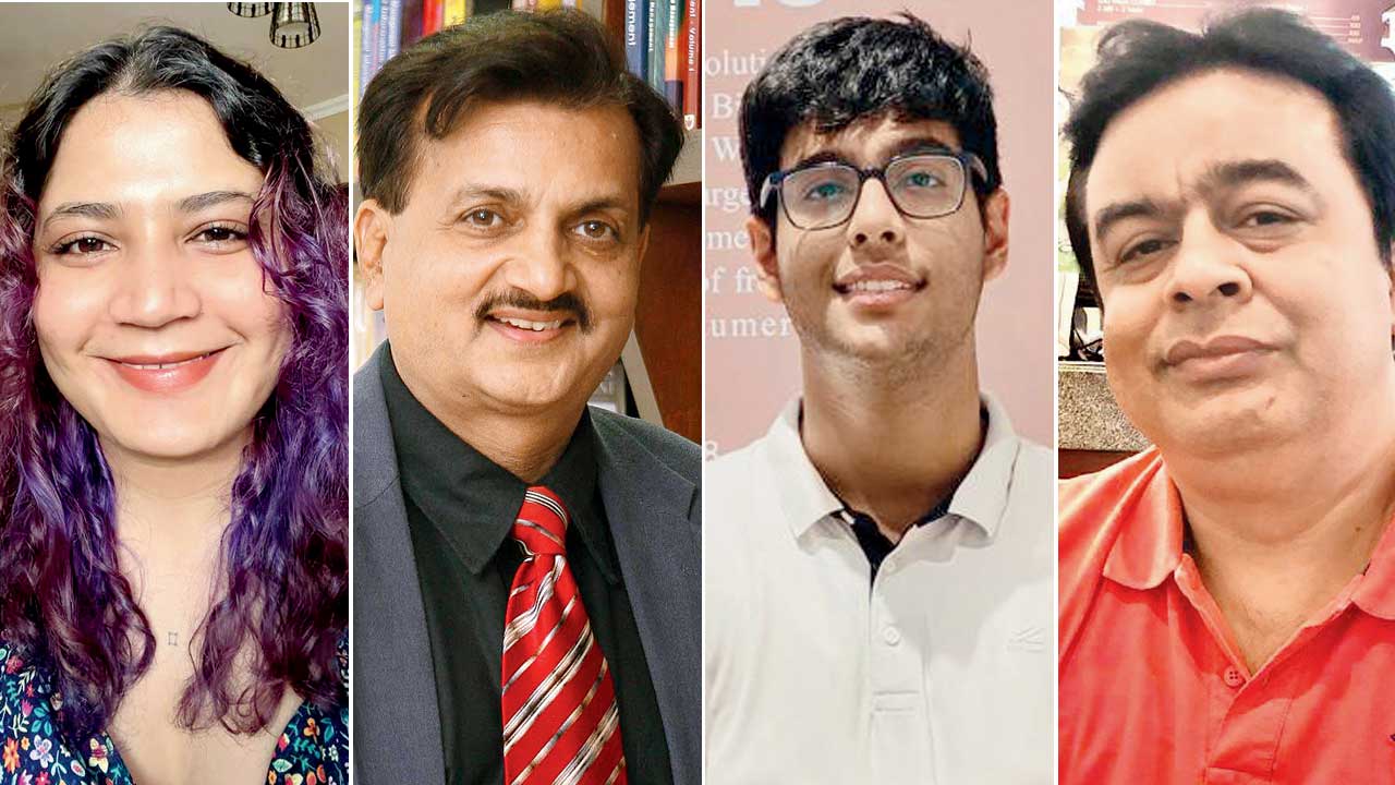 Pooja Salvi, Duolingo USE;, Anil Somani, Fostiima Chairman;  Byju’s user, Akash Pathak and Vikas Kakwani, Aas founder