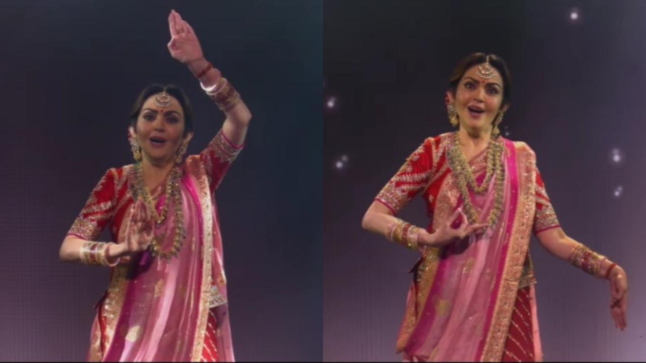 Nita Ambani mesmerises as she dances to 'Raghupati Raghava Raja Ram' at NMACC