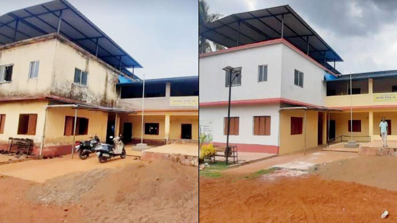 A Zilla Parishad school in Chiplun went through transformation, thanks to Amhi Girgaonkar