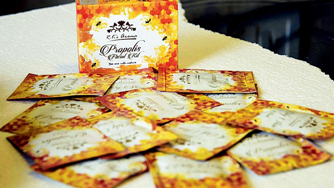 RK Aromas has been sourcing propolis from Ukraine and Croatia, and using it in their formulations. Pic/Atul Kamble