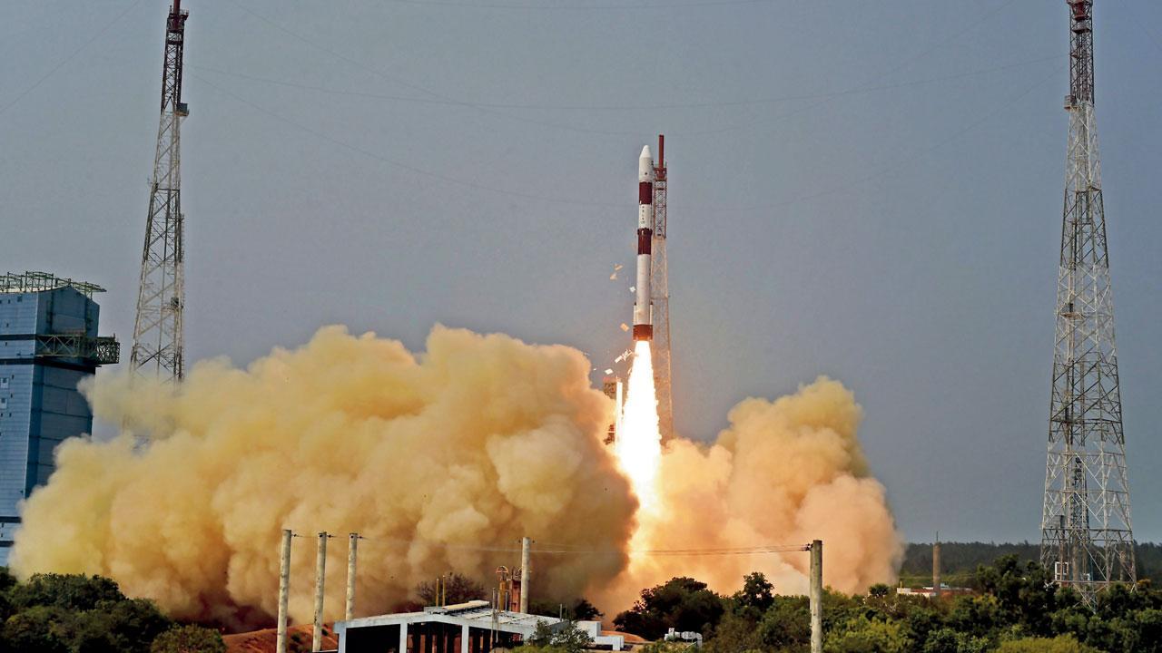 ISRO launches 2 Singaporean satellites at BoB island