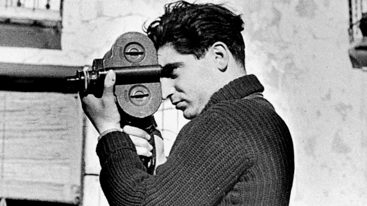 Robert Capa photographed by his partner, Gerda Taro